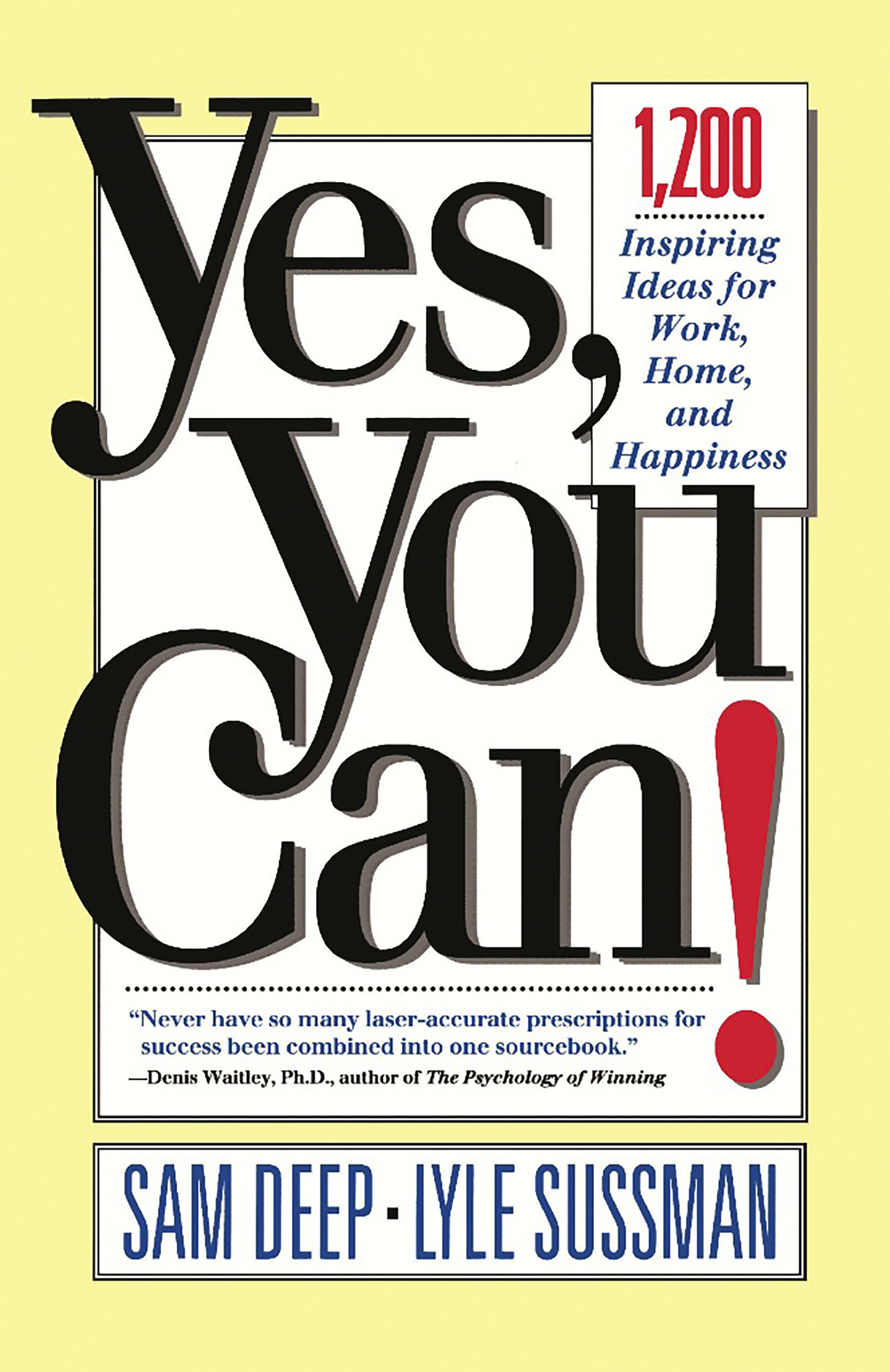 Yes You Can Poster