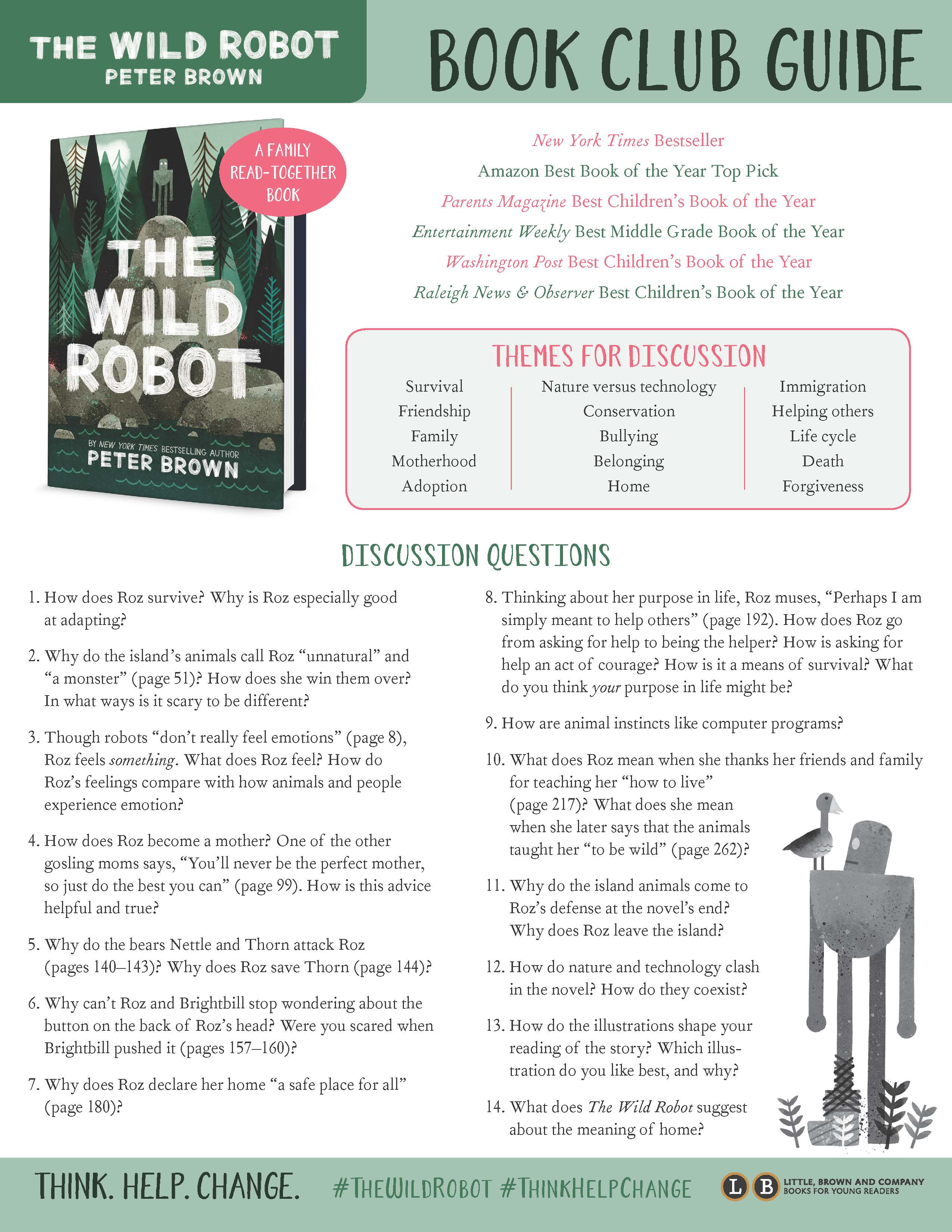 Wild Robot by Peter | Brown Books for Young Readers