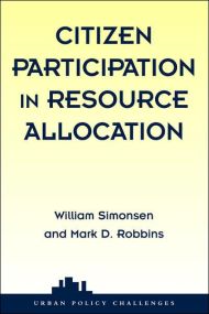 Citizen Participation In Resource Allocation