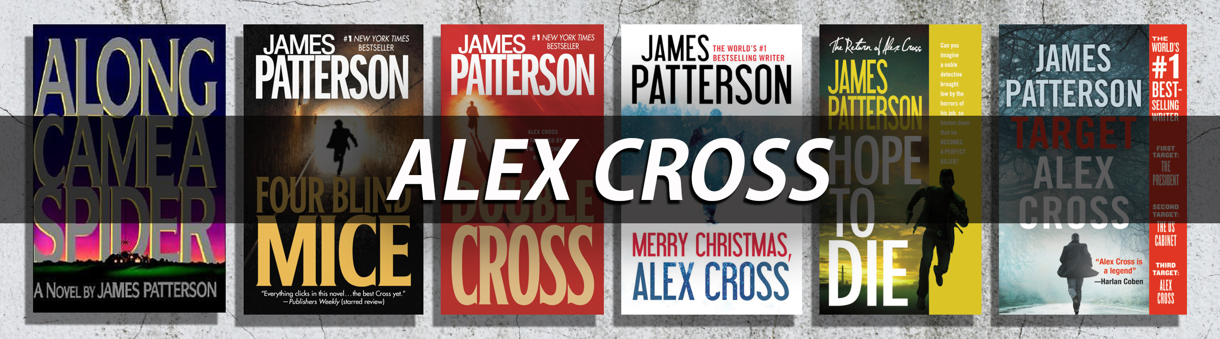 a complete list of james patterson books in order