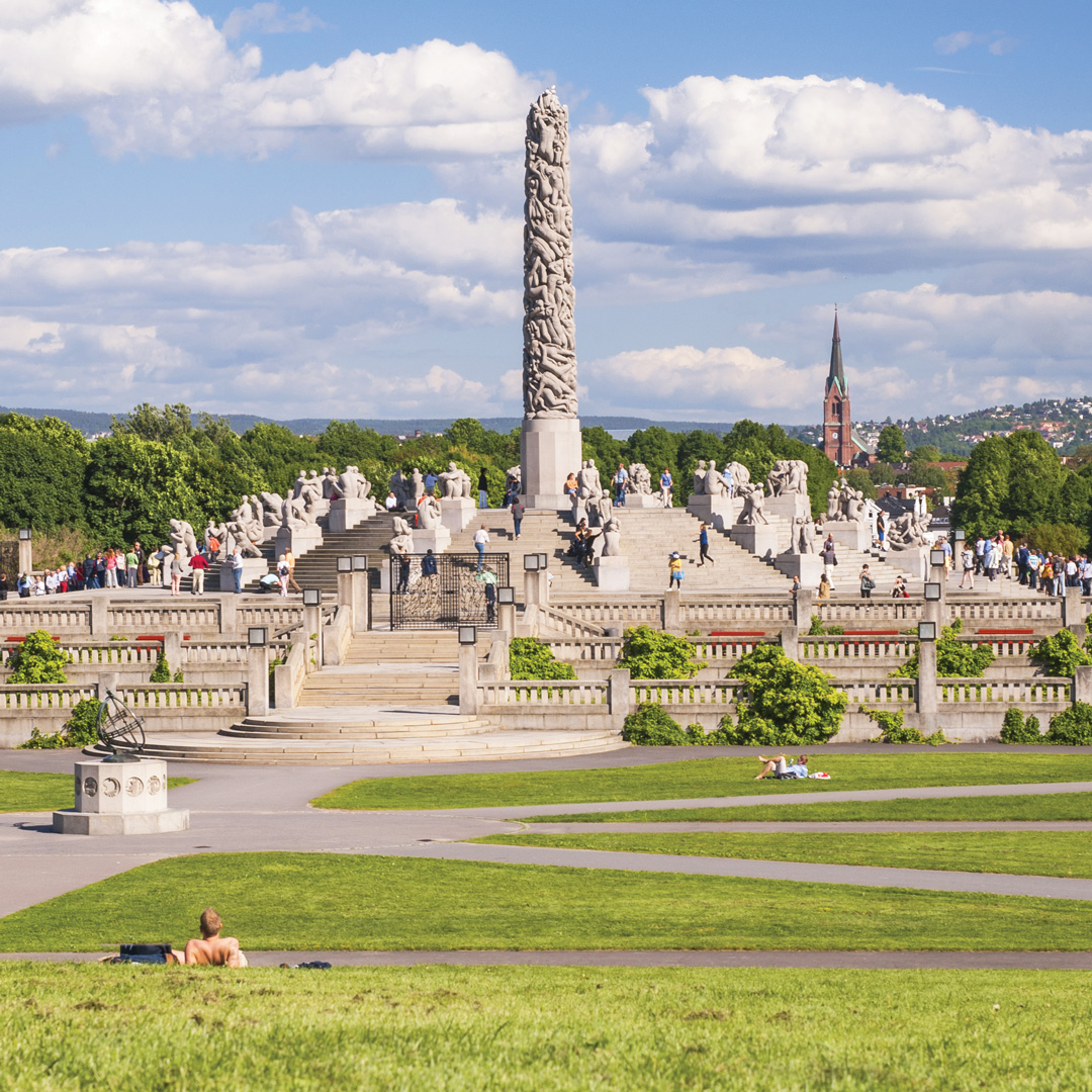 Monolith at Vigeland Sculpture Park in Oslo