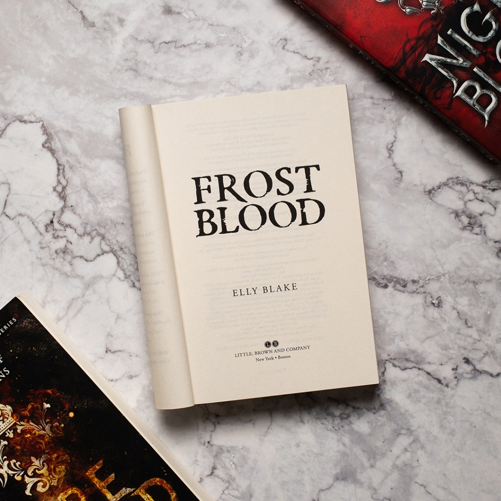 Image of Frostblood by Elly Blake