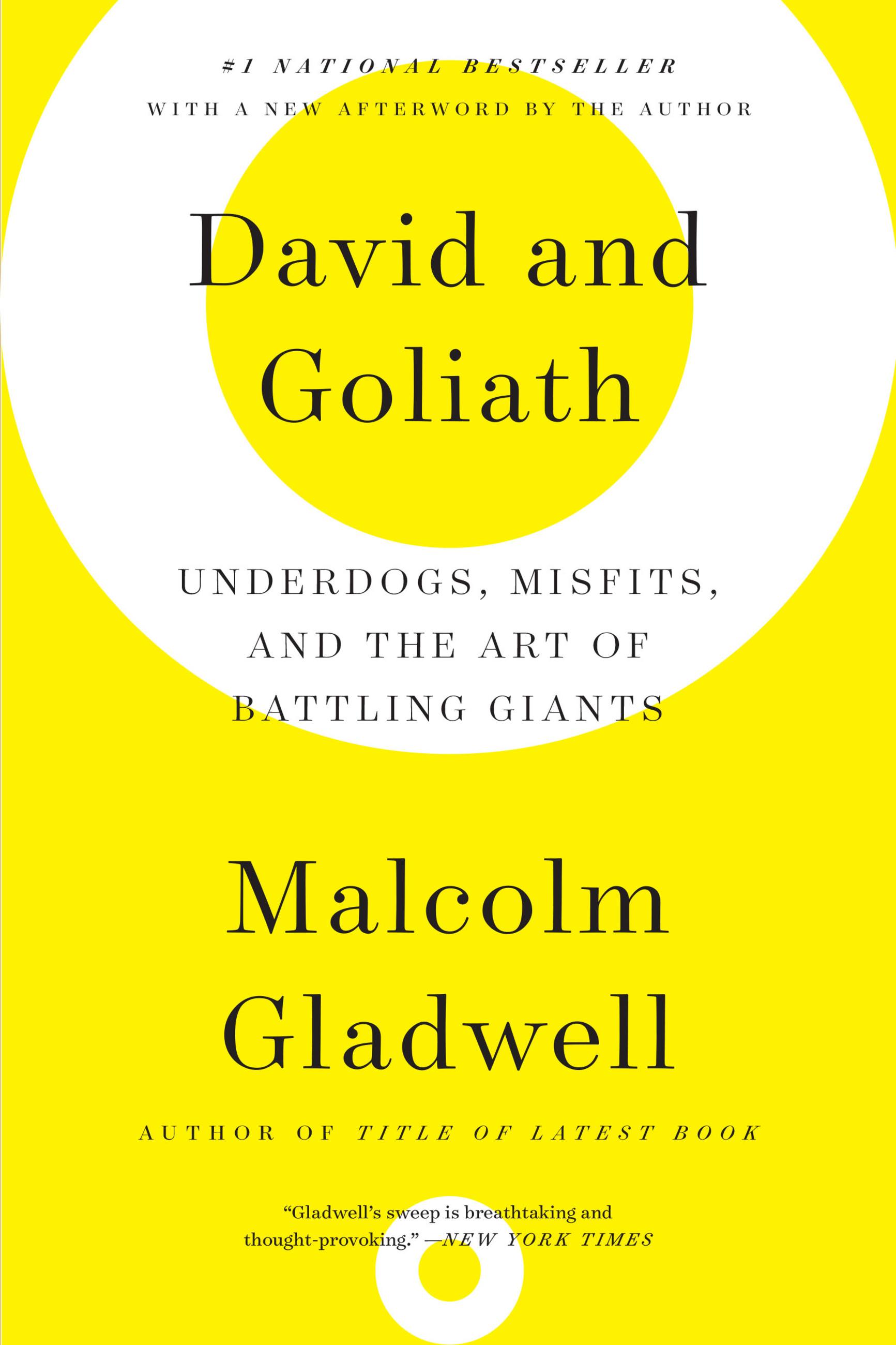 david and goliath malcolm gladwell sparknotes