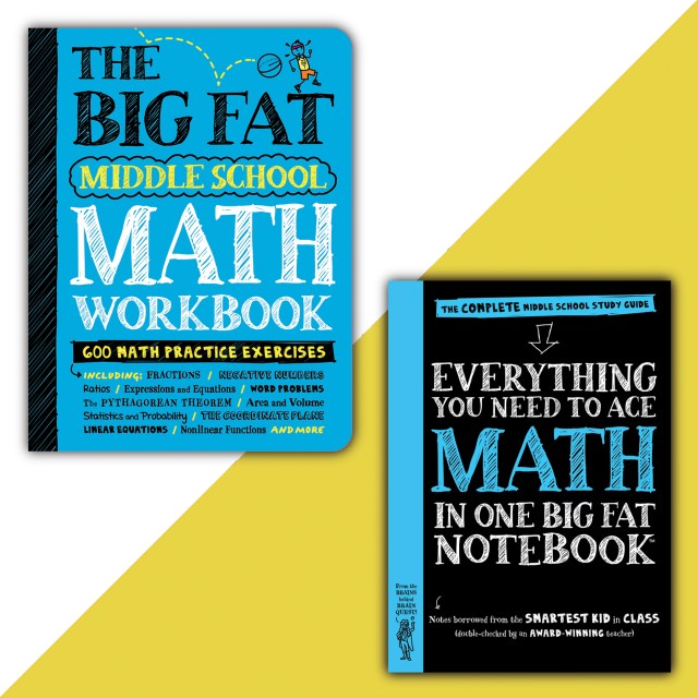 Set　by　Math　Book　Publishing　Hachette　Big　Fat　Workman　School　Notebook　Middle　Group