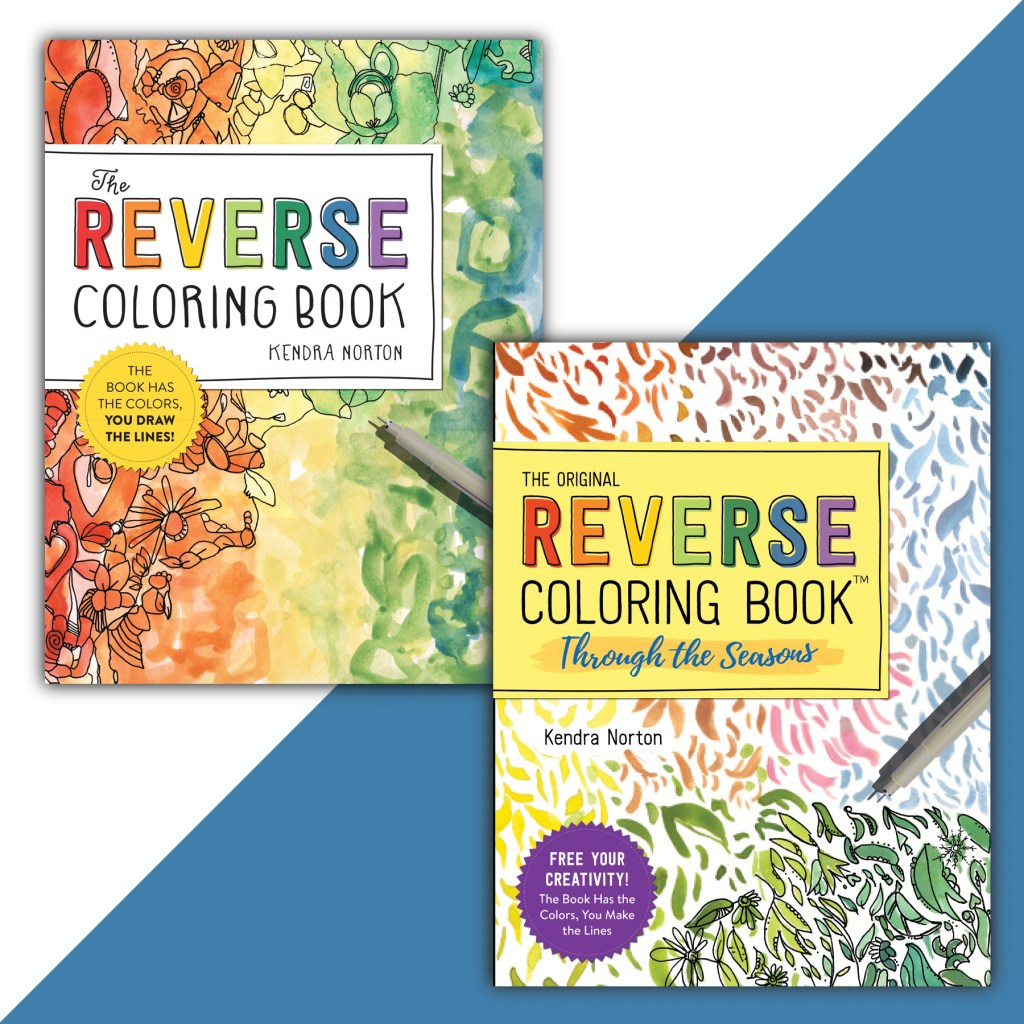 Reverse Coloring 2book set by Kendra Norton Hachette Book Group