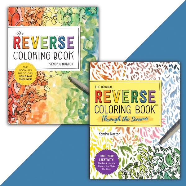 Reverse Coloring 2-book set by Kendra Norton | Hachette Book Group