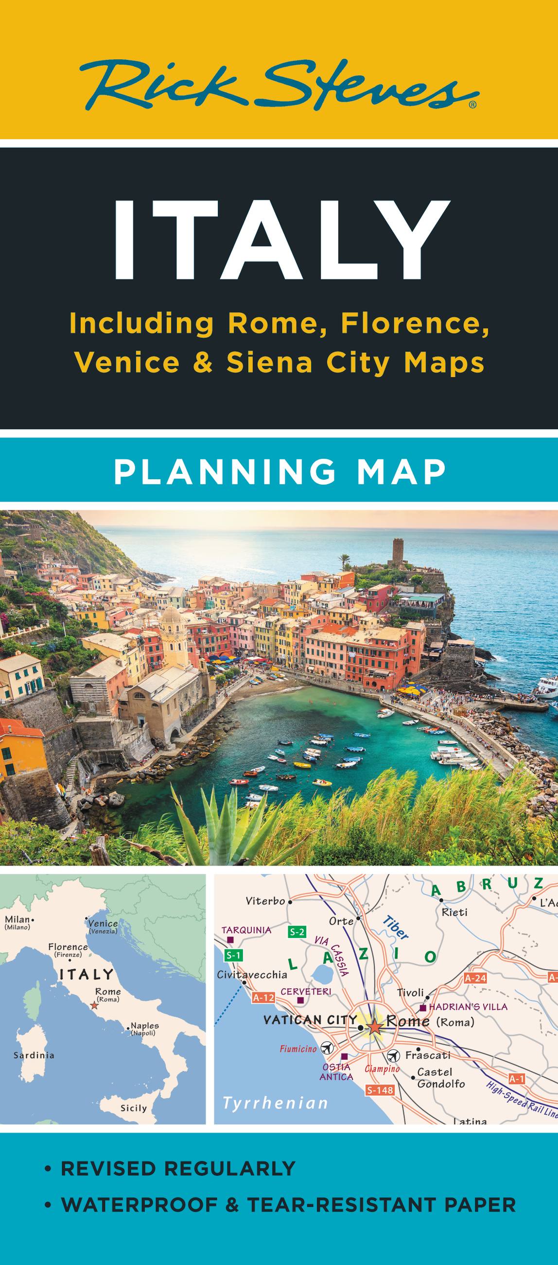 Rick Steves Italy Planning Map By Rick Steves | Hachette Book Group