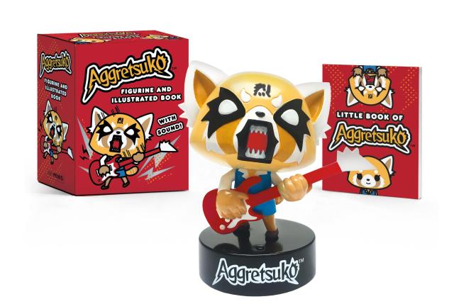 Aggretsuko Figurine and Illustrated Book