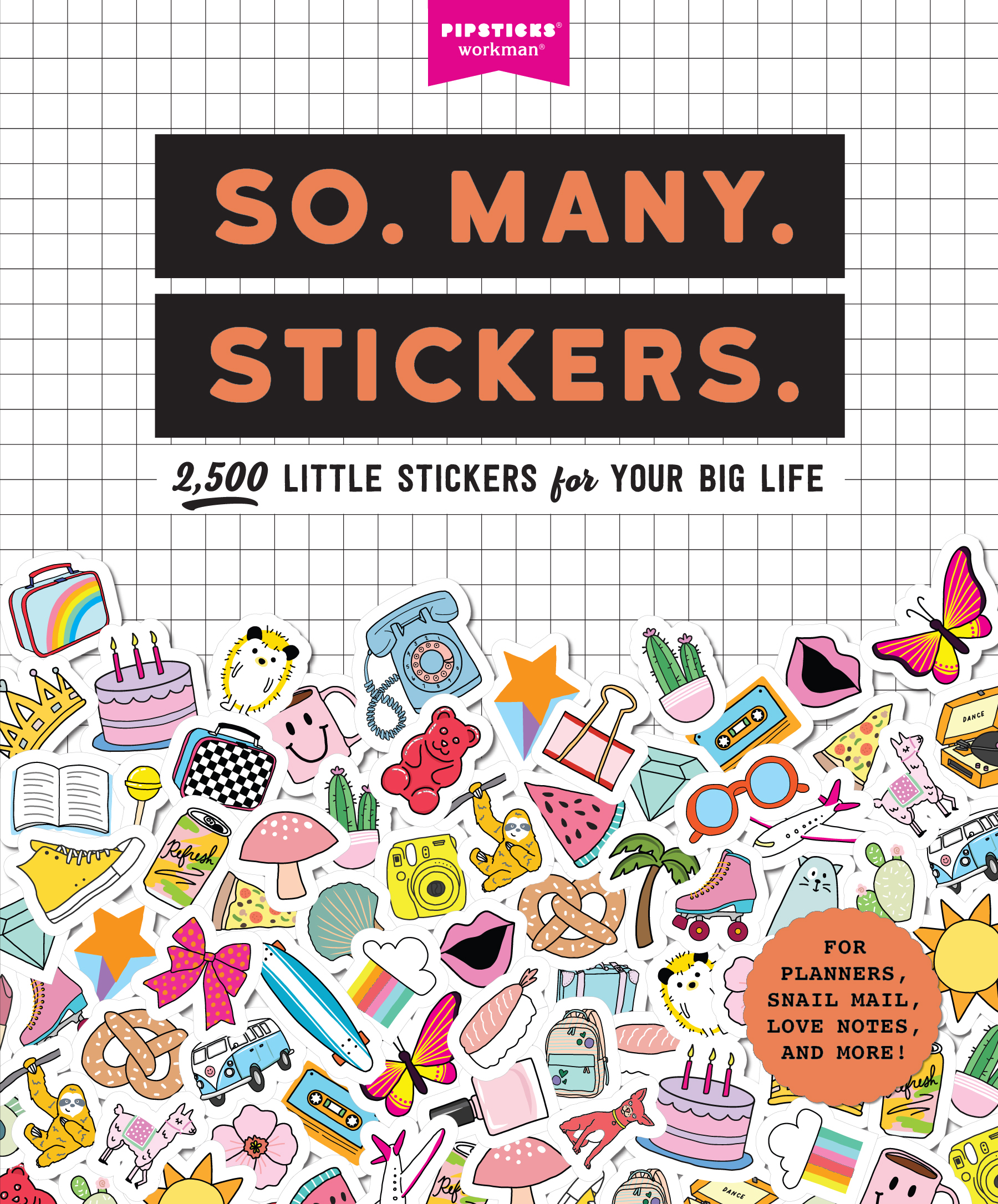 So. Many. Letter Stickers.: 3,820 Alphabet Stickers for Word Nerds  (Pipsticks+Workman): Pipsticks®+Workman®: 9781523515264: : Books