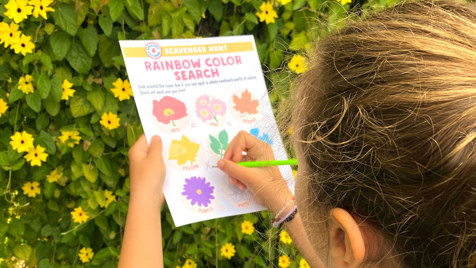 Go On A Rainbow Scavenger Hunt 