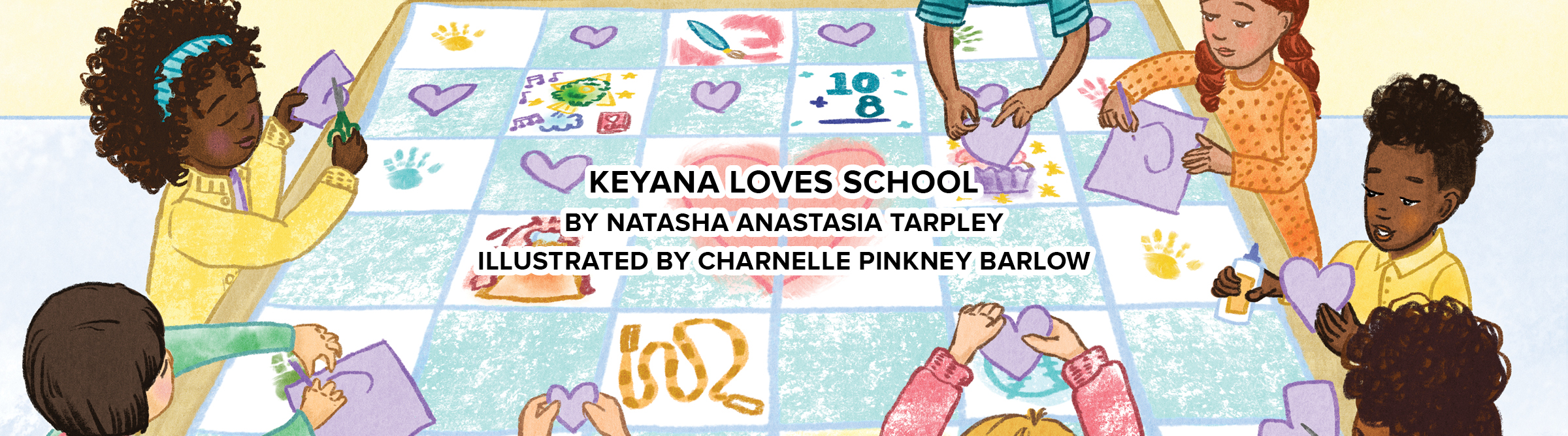 KEYANA LOVES SCHOOL by Natasha Anastasia Tarpley, illustrated by Charnelle Pinkney Barlow 