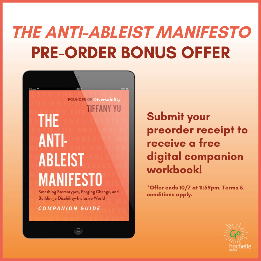 THE ANTI-ABLEIST MANIFESTO Pre-order Bonus Offer | Hachette Book Group