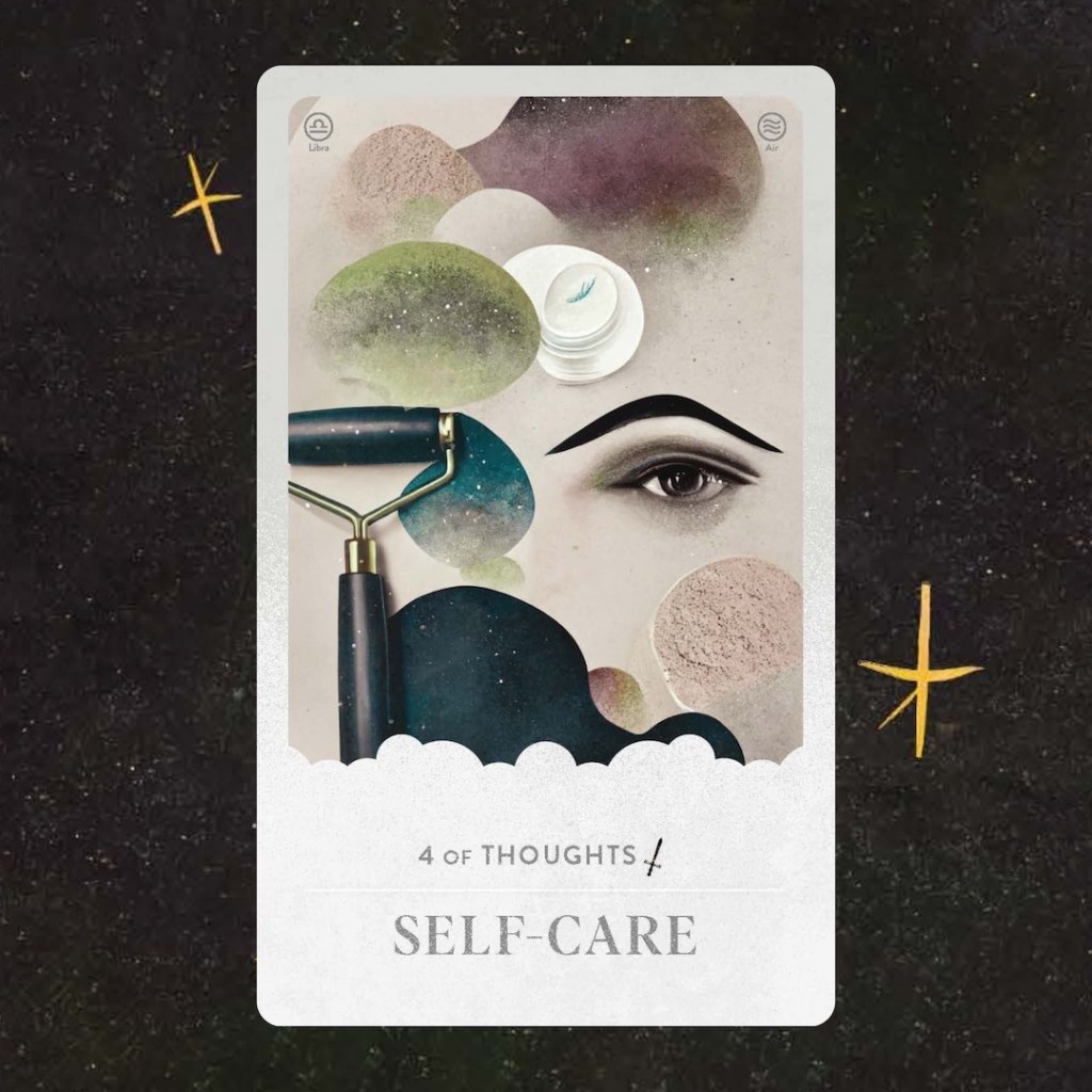 The Self-Care card from “Millennial Tarot”