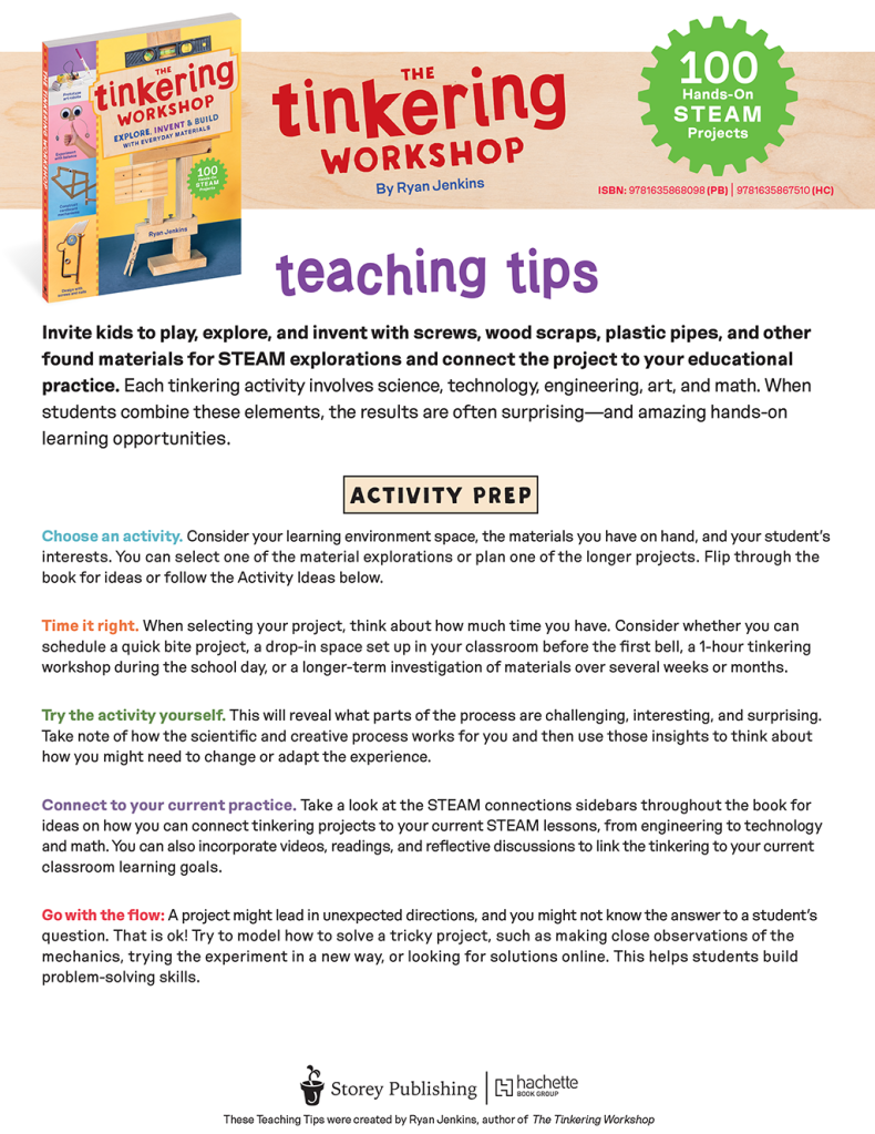 Tinkering Teaching Tips