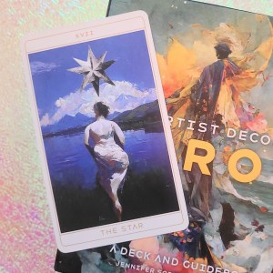 Photo of The Star card from "The Artist Decoded Tarot"